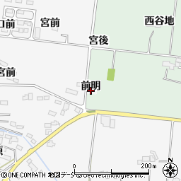 福島県南相馬市原町区上高平前明周辺の地図