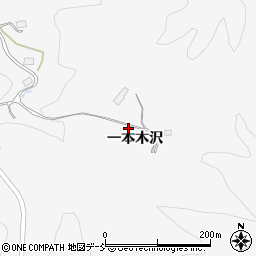 福島県伊達郡川俣町東福沢一本木沢周辺の地図