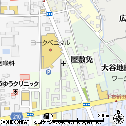 福島県喜多方市屋敷免3977周辺の地図