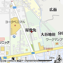 福島県喜多方市屋敷免3912周辺の地図