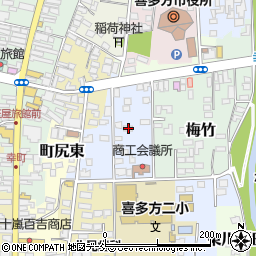 福島県喜多方市沢ノ免7327-1周辺の地図