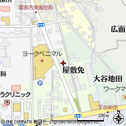福島県喜多方市屋敷免3958周辺の地図