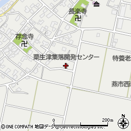 粟生津集落開発センター周辺の地図