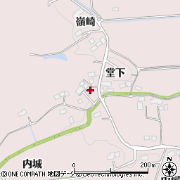 福島県南相馬市原町区信田沢内城9周辺の地図