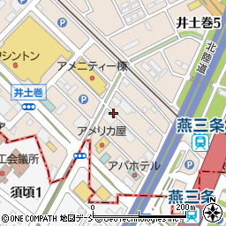 日新火災海上保険株式会社　三条サービス支店周辺の地図