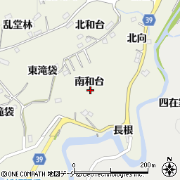 福島県福島市飯野町明治（南和台）周辺の地図