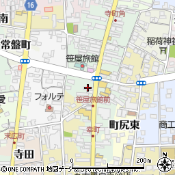 喜多方新聞販売センター周辺の地図