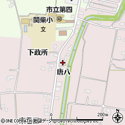 福島県喜多方市関柴町三津井唐八周辺の地図