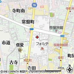 福島県喜多方市前田周辺の地図
