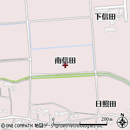 福島県南相馬市原町区信田沢（南ノ内）周辺の地図