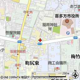 可奈女寿司周辺の地図