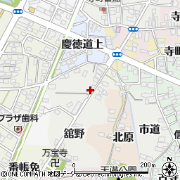 福島県喜多方市舘野周辺の地図