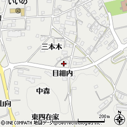 福島県福島市飯野町三本木21周辺の地図