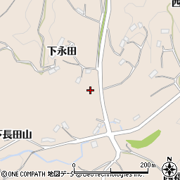 福島県伊達郡川俣町西福沢下永田周辺の地図