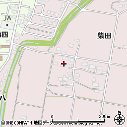 福島県喜多方市関柴町三津井（稲荷前）周辺の地図