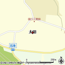 新潟県燕市太田周辺の地図