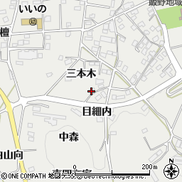 福島県福島市飯野町三本木61周辺の地図