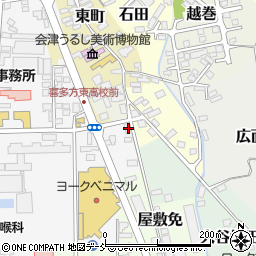 福島県喜多方市井戸尻4124周辺の地図