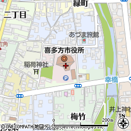 大東銀行喜多方市役所 ＡＴＭ周辺の地図