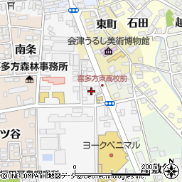 福島県喜多方市井戸尻周辺の地図