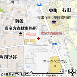 福島県喜多方市六枚長4210-1周辺の地図