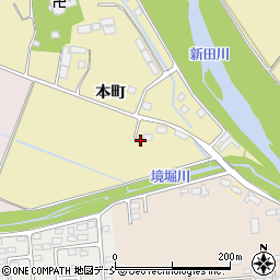 福島県南相馬市原町区北新田本町98-7周辺の地図