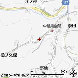 福島県伊達郡川俣町東福沢祭田山周辺の地図