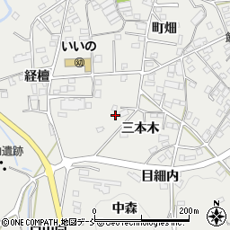 福島県福島市飯野町三本木51周辺の地図