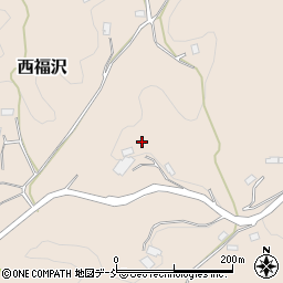 福島県伊達郡川俣町西福沢丸森山周辺の地図