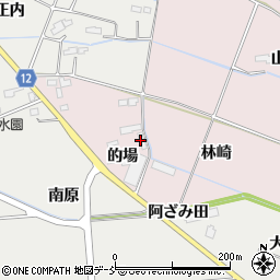 福島県南相馬市原町区北長野的場周辺の地図