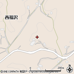 福島県川俣町（伊達郡）西福沢（丸森山）周辺の地図