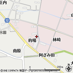 福島県南相馬市原町区北長野（的場）周辺の地図