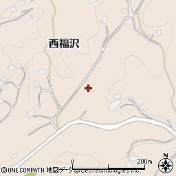 福島県伊達郡川俣町西福沢細畑周辺の地図