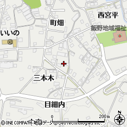 福島県福島市飯野町町畑2周辺の地図