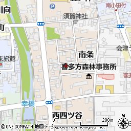 北斗印刷株式会社喜多方営業所周辺の地図