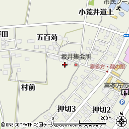 福島県喜多方市松山町大飯坂村前28周辺の地図