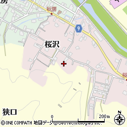 新潟県加茂市桜沢周辺の地図