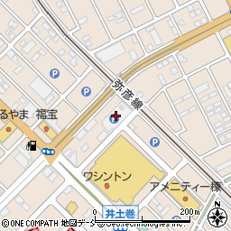 イオン県央店新立体駐車場周辺の地図