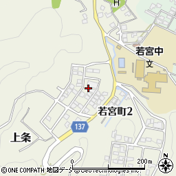 新潟県加茂市若宮町周辺の地図