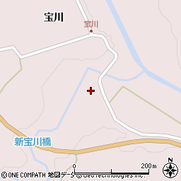 福島県西会津町（耶麻郡）宝坂大字宝坂（反田乙）周辺の地図