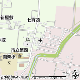 福島県喜多方市関柴町三津井堰下1703周辺の地図