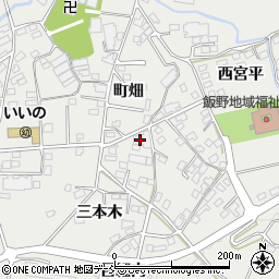 福島県福島市飯野町町畑7周辺の地図