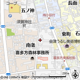 福島県喜多方市六枚長4218周辺の地図