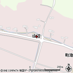福島県南相馬市原町区泉山辺周辺の地図