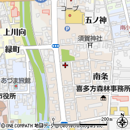 東北労働金庫喜多方支店周辺の地図