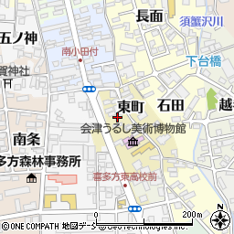 株式会社光商会　福島喜多方営業所周辺の地図