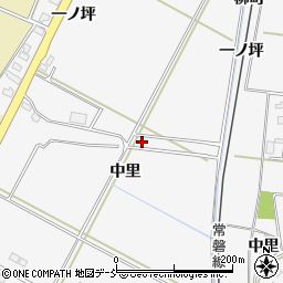 福島県南相馬市原町区上高平（中里）周辺の地図