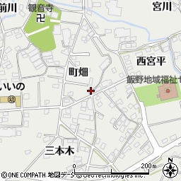 福島県福島市飯野町町畑15周辺の地図