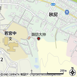 諏訪大神周辺の地図