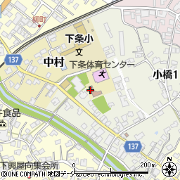 加茂市公民館　下条分館周辺の地図